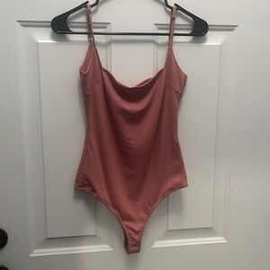 Lulus Pink Bodysuit - Size Small